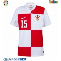 Maglie da calcio Croazia Mario Pasalic #15 Prima Maglia Europei 2024 Manica Corta